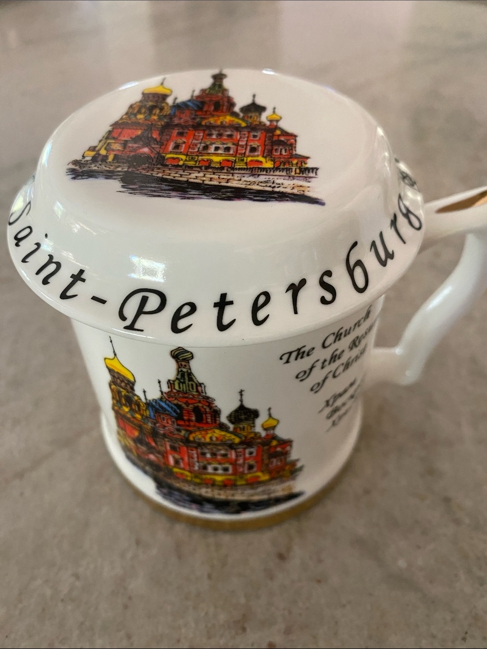 St. Petersburg, Russia 'The Church of the Resurrection of Christ' Souvenir Mug